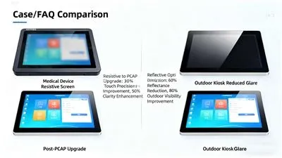 Scáileáin Tadhaill HMI Tionscail 2025|Capacitive Vs Teicneolaíocht Resistive,...